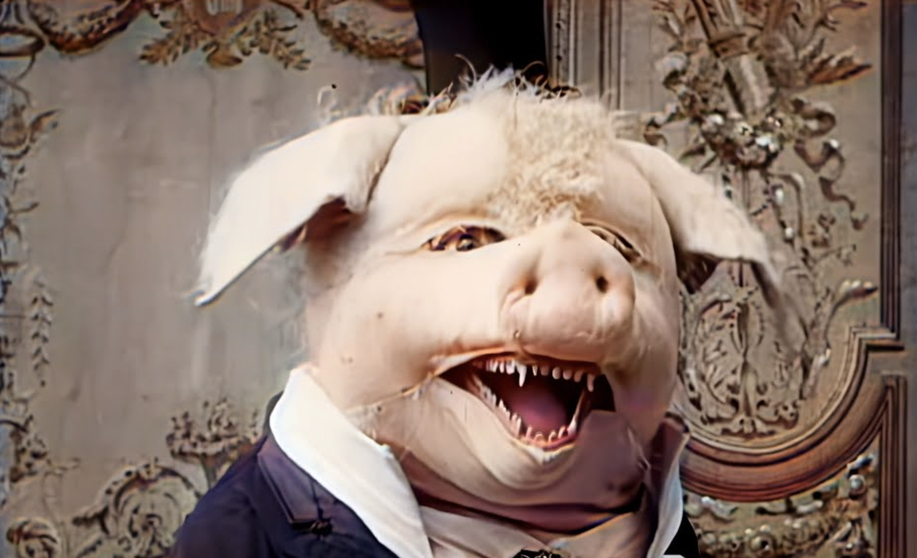 Watch the 1907's Nightmare-Inducing Short Film The Dancing Pig, Now Fully Colorized